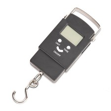 Digitale Taschenwaage (kg/lbs) LCD Reisewaage Kofferwaage Gepäckwaage bis 50 kg
