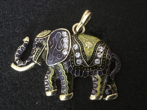 Elefant anhänger diamant - elefant,