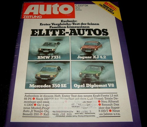 Auto zeitung 1977 mercedes - auto,