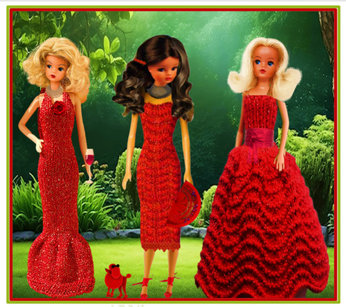 Strickanleitung barbie fashion - strickanleitung,