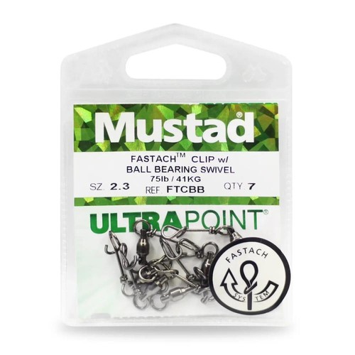 Mustad fastach clip with - clip, ball