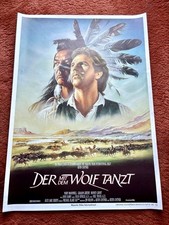 Der mit dem Wolf tanzt Kinoplakat Poster A1, GEROLLT, Kevin Costner, R. Casaro