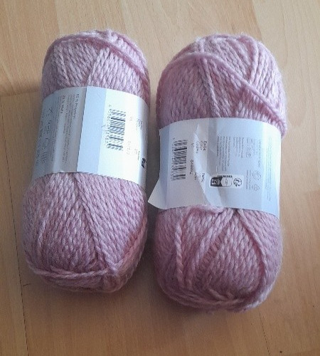 Wollreste bastelwolle rosa - wollreste, ,
