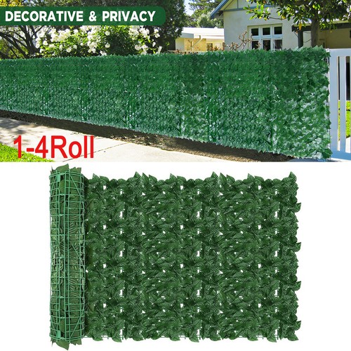 12m künstliche efeu hecke - 3-12m,