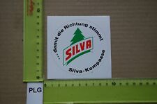 Alter Aufkleber Bergsport Wandern Klettern Wassersport Boot Yacht Kompass SILVA