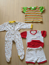 Baby-Kleidung ~ Schlafanzug, 2-teiliges Set, Oberteil ~ Vintage ~ Retro