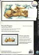Stickpackung von Dimensions   # Peaceful Puppies, in Kreuzstich
