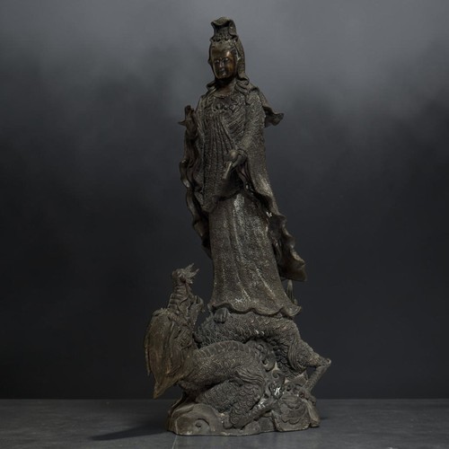 Buddha figur bronze guanyin - buddha,