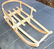 Puppenschlitten aus Buchenholz