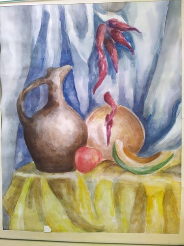 Stillleben aquarelle gemälde - stillleben,
