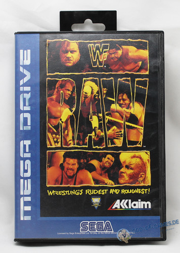 Wwf raw sega mega drive - sega,
