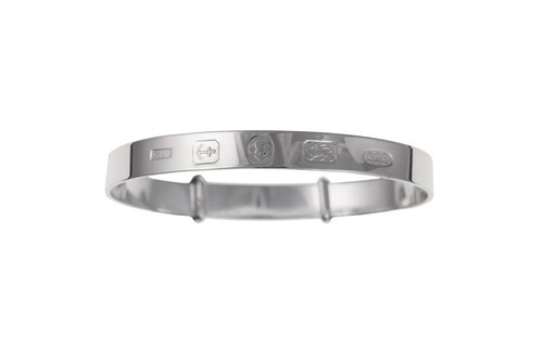 Massiver silber kinder armreif - kinder,