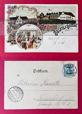 Litho AK EIBAU 1902 Gruss vom