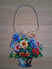 Fensterbild, Acryl, Blumen