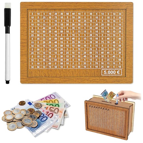Spardose holz sparbox - holz, mit