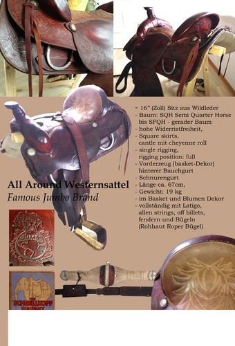 Westernsattel all around - westernsattel,