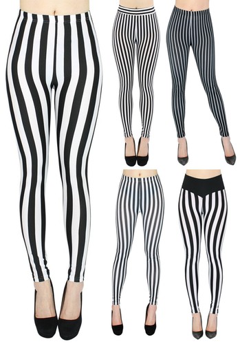 Damen leggings gestreift - damen,