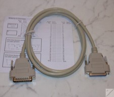 Kabel SCSI Verlängerung 180cm seriell 25f 25m - NEU DSUB Buchse Stecker 1:1 _rc