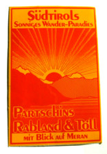 Souvenir-Aufkleber Partschins