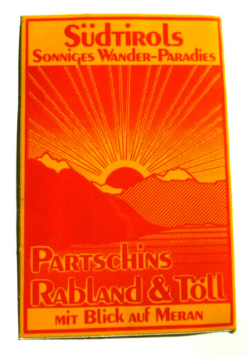Souvenir aufkleber partschins - souvenir-aufkleber,