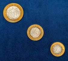 KMS 10 20 50 Pesos 1993 Mexico in Plastik