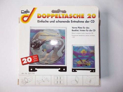 Deja dvd doppeltaschen 20 - cd/dvd, doppeltaschen,