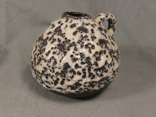 Kleine fat lava vase schwarz - lava,