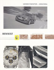 RENAULT Accessories Boutique Prospekt Brochure Katalog mit Clio V6 2004 96
