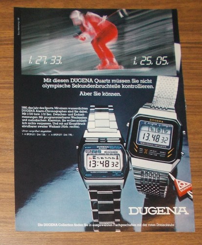 Seltene werbung dugena quartz - werbung,