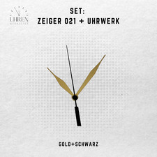 Quarzuhrwerk lautlos mit