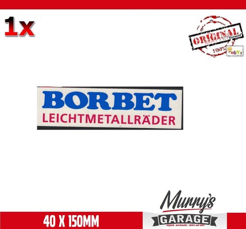 Orig borbet logo aufkleber - orig.,