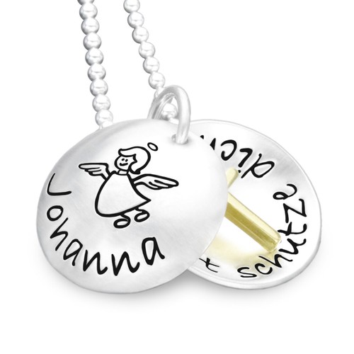 Taufkette schutzengel mädchen - taufkette,