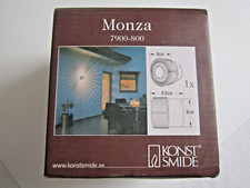 Konstsmide 7900-800 Monza LED Effekt Außen-Wandleuchte Bronzefarben  2659