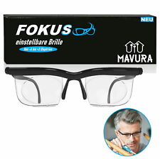 FOKUS individuell einstellbare Brille -6 +3 Dioptrien Lesebrille Ad Lens Glass