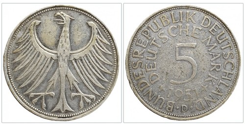 Brd deutsche mark 1951 - brd,