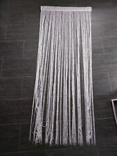 Toller Fadenvorhang Weiße Perlen 220 cm x 90 cm Weiß NEU