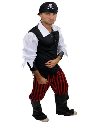 Herren kostüm pirat - kostüm,