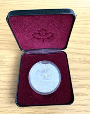 Canada Dollar 1987 Detroit De Davis Strait 1587 Queen Elizabeth II Kanada Silber