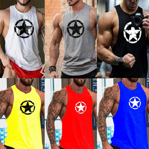 Fitness gym muskelshirt herren - fitness,
