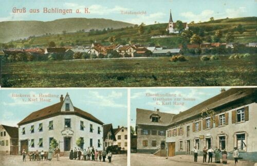 Ansichtskarte bahlingen k - bahlingen,