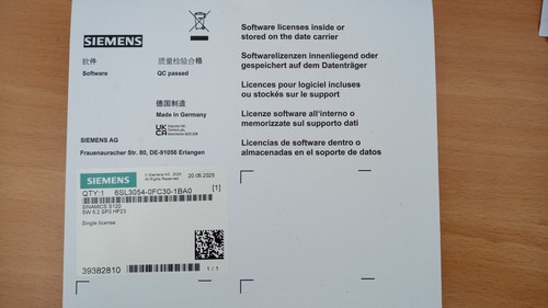 Siemens sinamics s120 lizenz - siemens,
