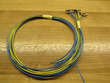 Roco H0   10x Gleis -Verbinder mit Anschlußkabel 0,25 mm / 50 cm Spitz von unten