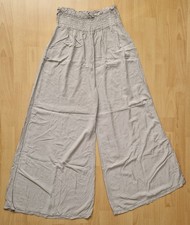 Gr L Sommerhose Damenhose Hose Marlenehose Palazzohose Größe L Hailys Macchiato