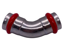 Pressfitting C Stahl 45°