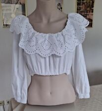 Bauchfrei Weiße Bluse