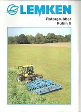 Prospekt Lemken Rotor-Grubber Rubin 9 von 2004