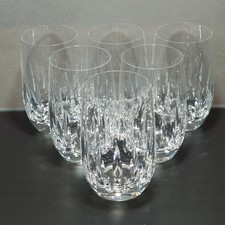 6x Kristallglas-Bierbecher