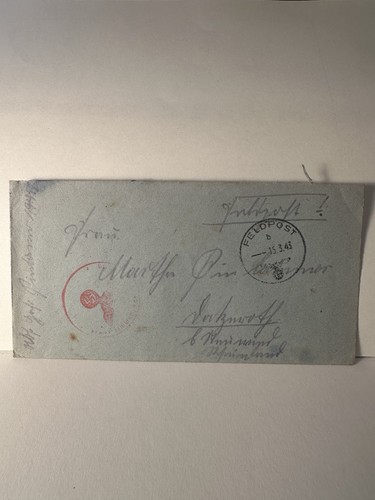 Feldpost 1943 blaugrauer