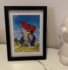 OTTO WAALKES signiert original Autogramm auf BUCHHEIM Postkarte GERAHMT Selten