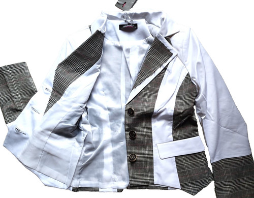 Damen satin blazer jacke - damen,